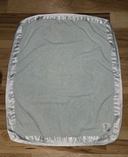 Little Giraffe Mint Green Satin Trim Lovey Chenille Baby Security Blanket USA