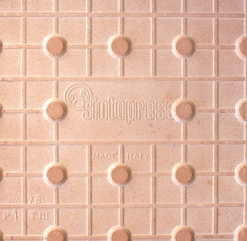 Sintopress Ceramic Tile Trivet Vintage 1980s Blue Beige Wooden Frame Italy Made - Picture 7 of 7