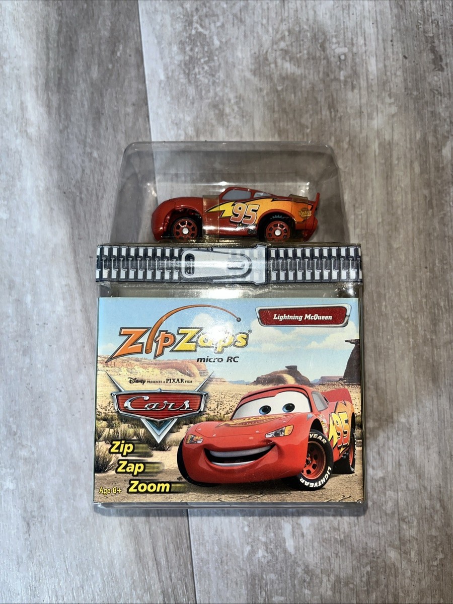 Lightning McQueen Cars ZipZaps Disney Pixar Micro RC Wireless