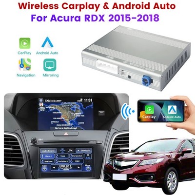 Wireless CarPlay Android Auto Interface Kit Decoder Box For Acura RDX 2015-2018