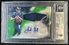 2016 Panini Origins Jared Goff Rookie Jumbo Patch Auto Green RC #/5 Rams BGS 9