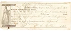 Indiana 1865 Civil War Volunteer Bounty loan repayment: printed $ 300.00 note
