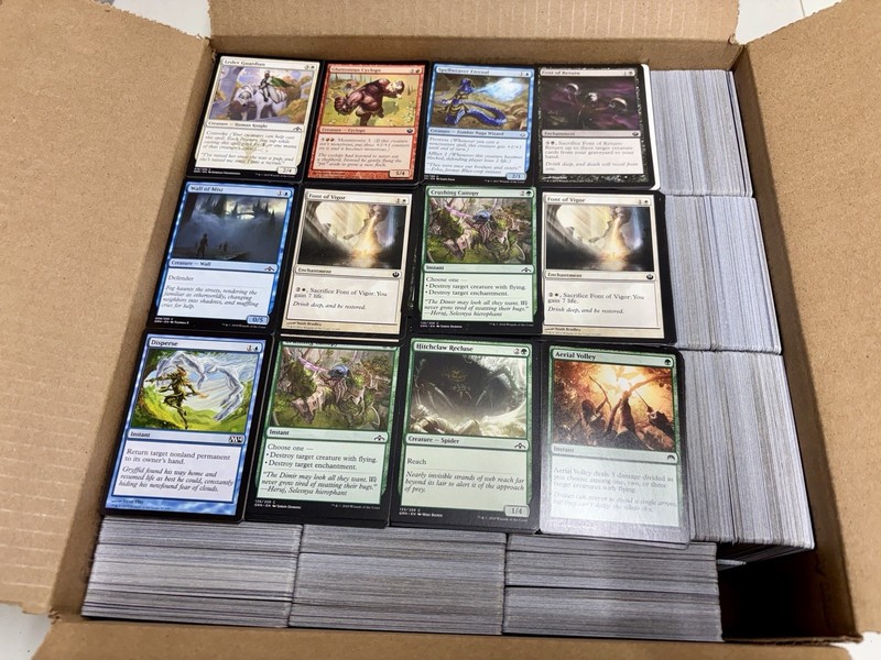 Magic the Gathering 6000+ CARD LOT collection Commons and Uncommons  - FREE SHIP