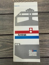 Vintage Amtrak Gifts Mail Order Brochure Flyer Train Ephemera