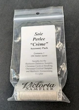 The Victoria Sampler Soie Perlee Creme Spool Accessory Pack