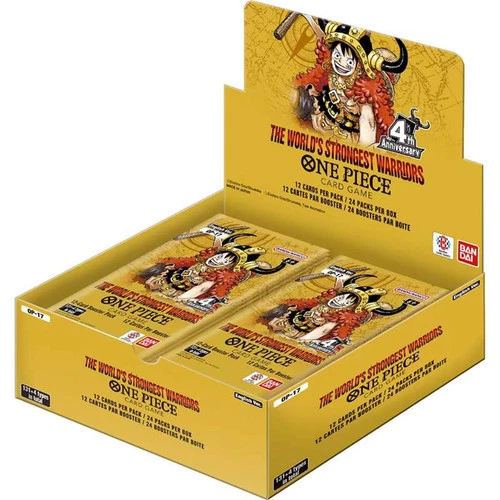 Bandai One Piece Card Game Seal Booster Box OP-17 The World's Strongest [AE.Ver]