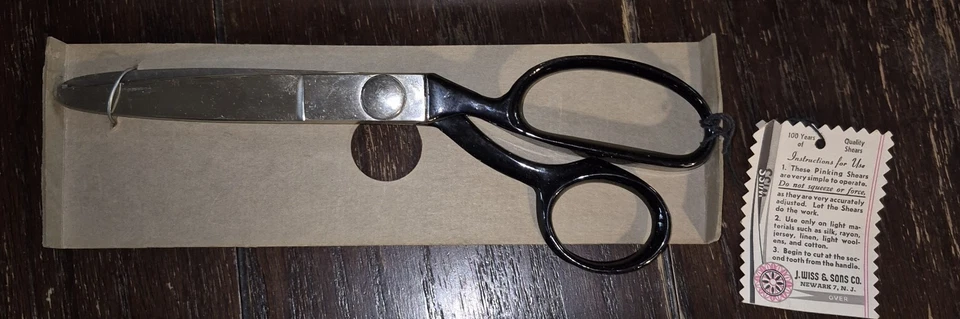 Vintage Wiss Pinking Shears Model C With Box (bin 3) - Image 3 of 4