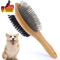 HundebüRste KatzenbüRste,Hundeburste Langhaar Kurzhaar DoppelbüRste Weiche BüRst