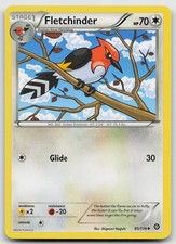 Fletchinder 95/114 Steam Siege Pokemon Lightly Played