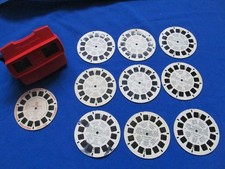 GAF RED VIEW MASTER ( WITH TEST REEL + DALMATIANS/BAMBI/JUNGLE BOOK )