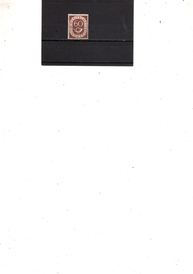 BRD MI NR 135 POSTHORN  POSTFRISCH LUXUS MIT PRÜF U ECHTHEITSGARANTIE - Bild 1 von 1