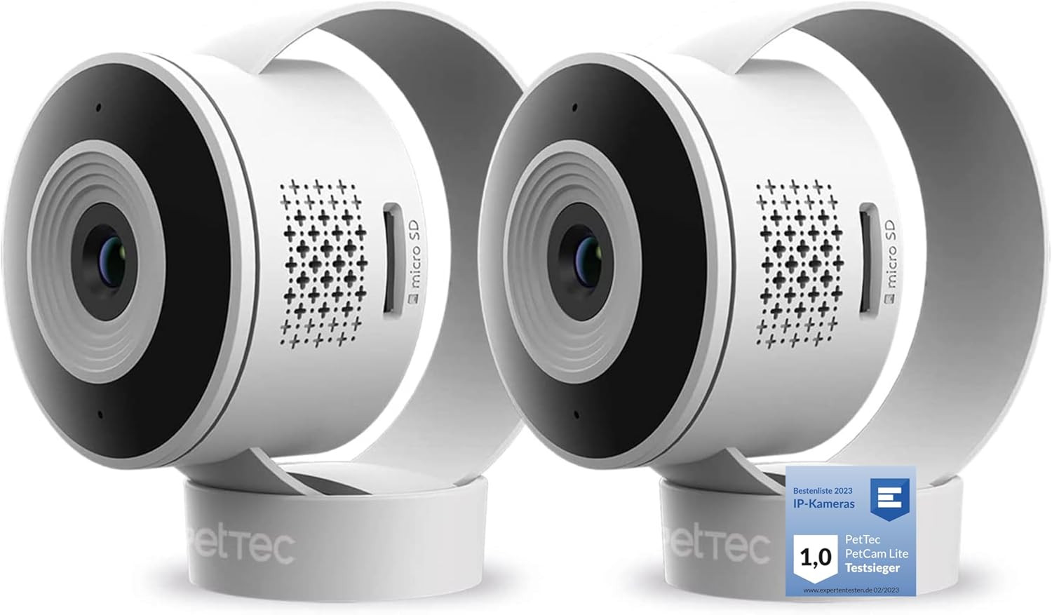 Vivi Senza Ansia: Set 2 Telecamere Cam Lite per Cani e Gatti WiFi