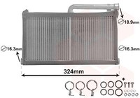 Van Wezel 03006296 WäRmetauscher, Innenraumheizung FüR Audi