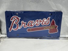 Atlanta Braves MLB Blue Acrylic Lasercut Lice...