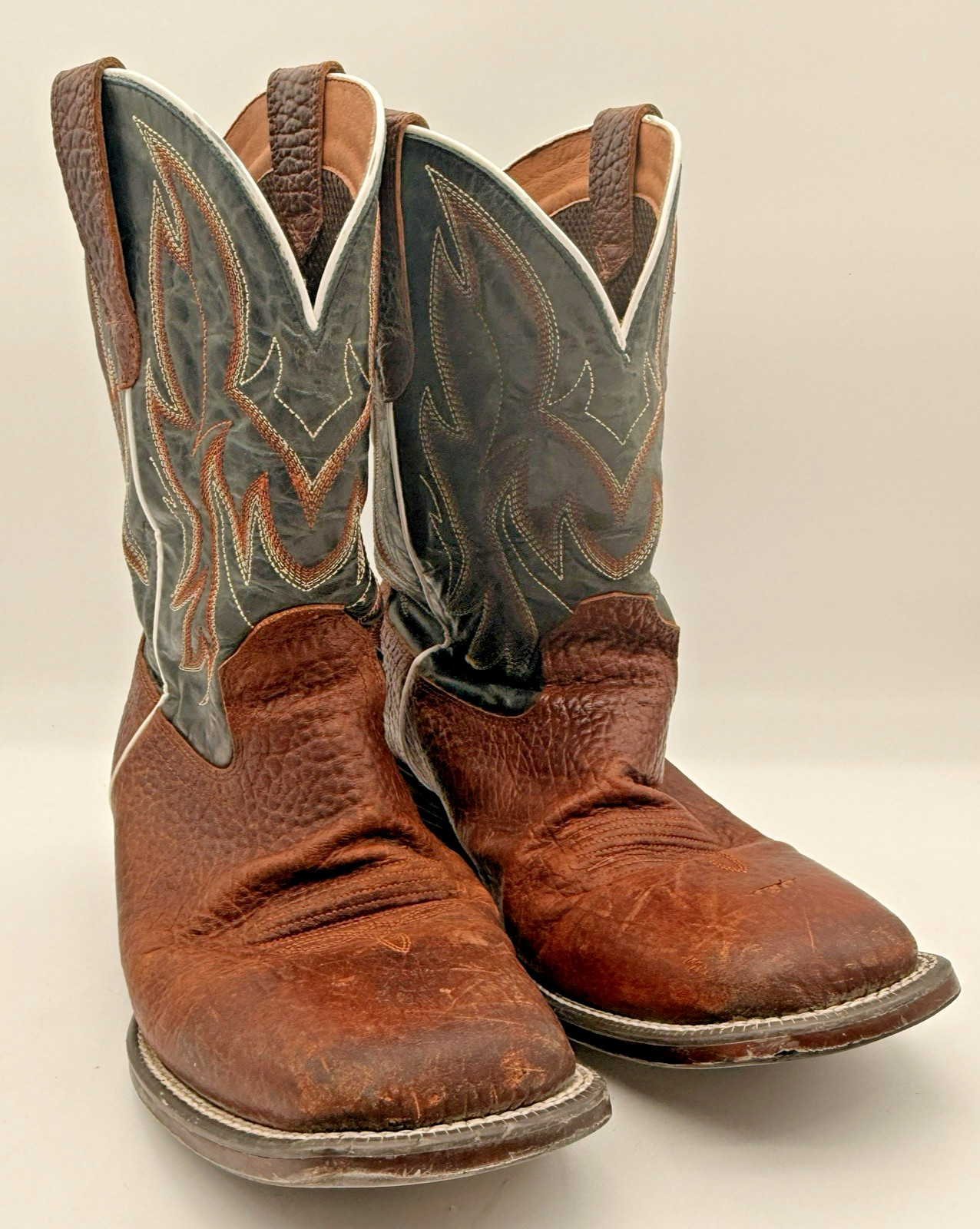 Cody James Hoverfly Broad Square Toe Western Leat… - image 2