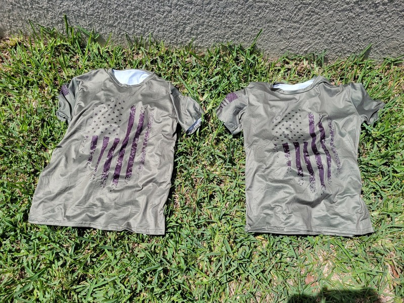 Til Valhalla Project Olive Green American Flag Tvp T Shirts