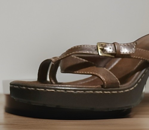 Sandalias de soda vintage Y2k para mujer 10 gruesas de cuero vegano plataforma deslizables mulas - Imagen 7 de 11