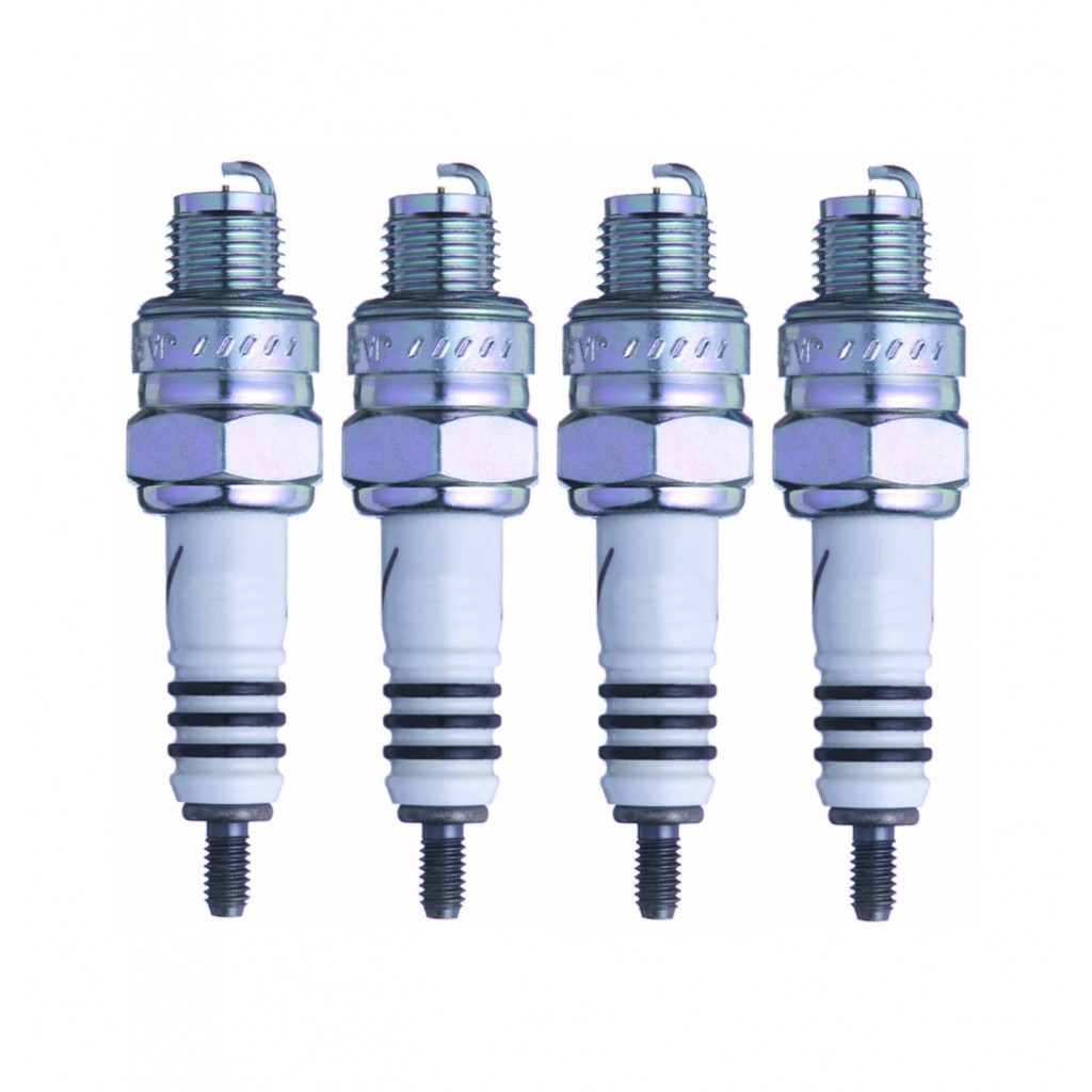 NGK For Honda CH80 Elite 1985-2007 Spark Plug Single Iridium Box of 4 CR7HIX