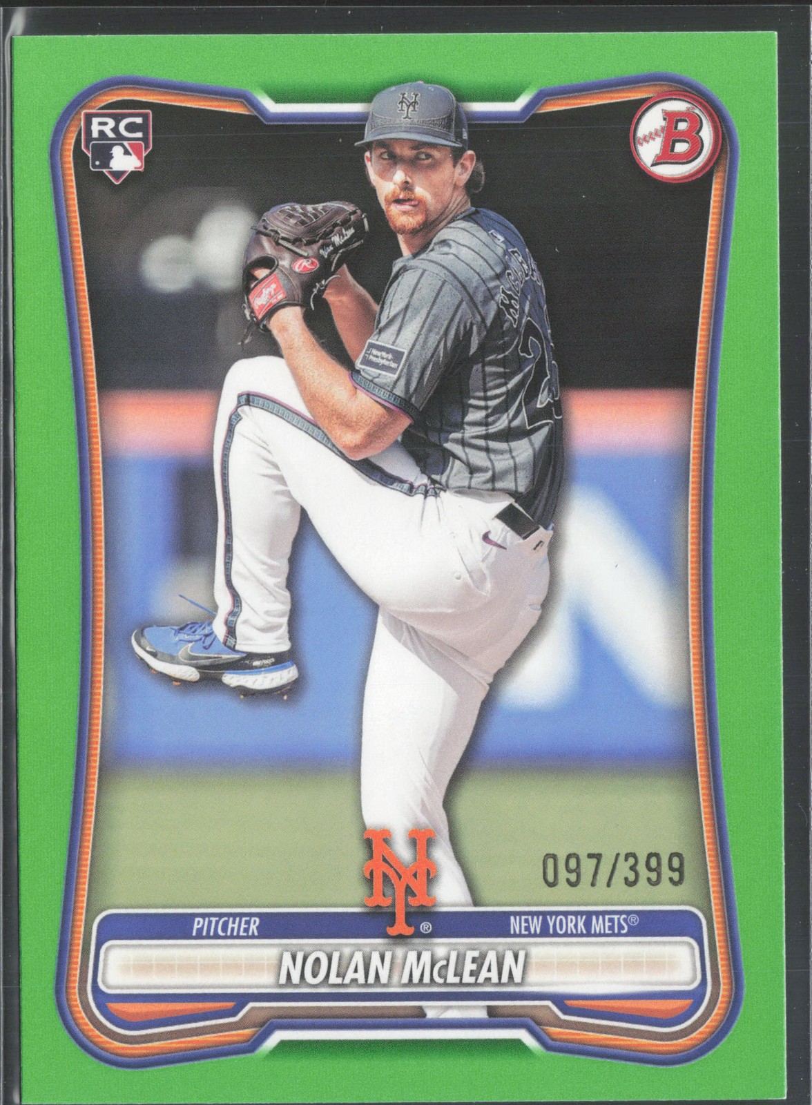2026 Bowman #85 Nolan McLean Green #/99