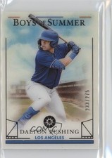 2024 Panini Boys of Summer 233/275 Dalton Rushing #72 s1i