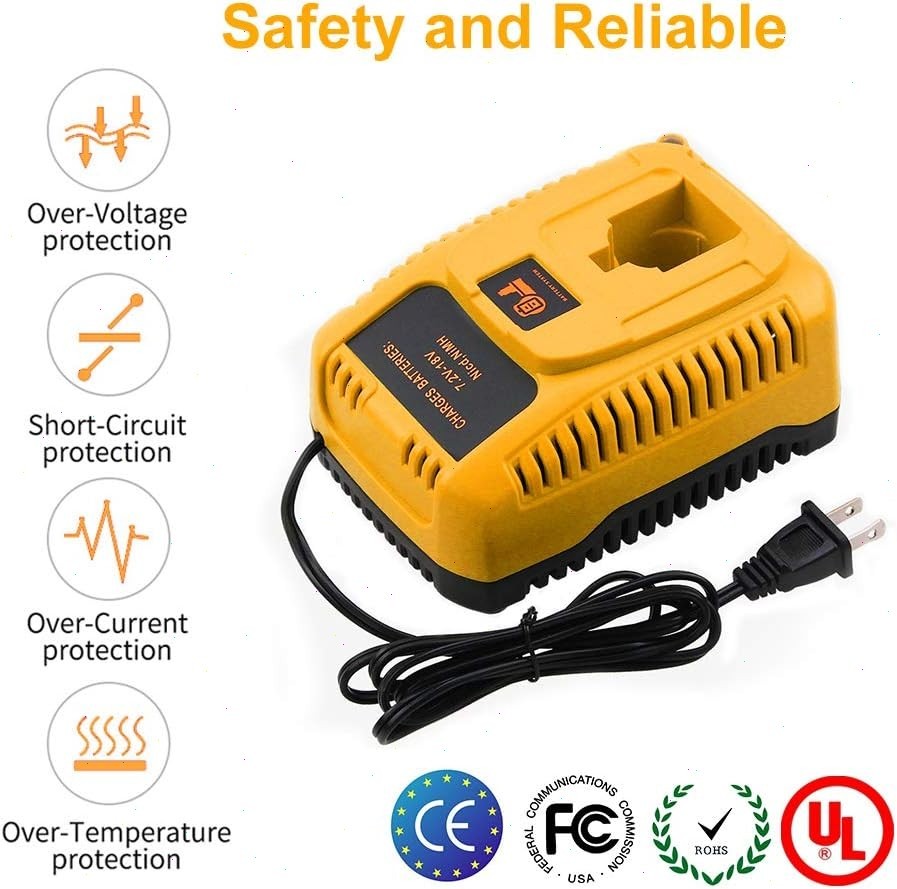 2Pack 18V XRP Battery or Charger for DEWALT DC9096-2 DW9095 DW9096 DC9098 DC9099