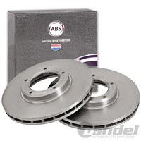 2X A.B.S. Bremsscheiben 257Mm Vorne Passend FüR Toyota Dyna Hiace Hilux VW Taro