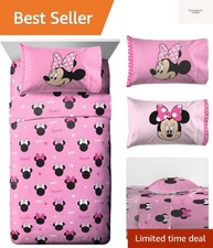 Kids Sheet Set with Fitted, Flat Sheets  Pillow Cover - Ultra-Soft Bedding w...