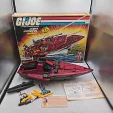 VINTAGE HASBRO GI JOE 1985 COBRA HYDROFOIL  MORAY  95  Complete with BOX