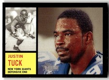 2005 Topps Heritage Justin Tuck Rookie #284