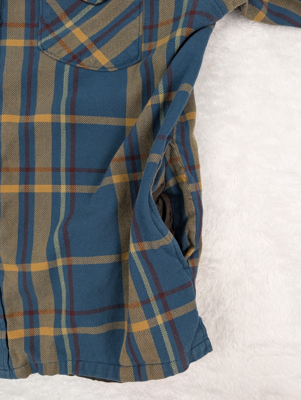 Pendleton Lined Shacket Jacket Men's Size L Blue … - image 7