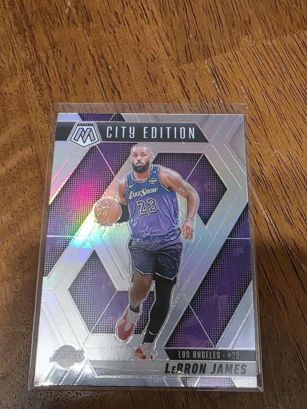 2024-25 Panini Mosaic - City Edition LeBron James #286 Silver Prizm
