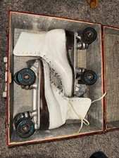 Vintage White Sure-Grip 99P high tops with ca...