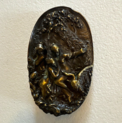 Bronze Tone Metal Western Cowboy Figural Horse Oval Belt Buckle Men s A-180
