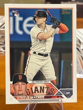 2023 Topps Series One Baseball Steele Walker-#264 RC. San Francisco Giants