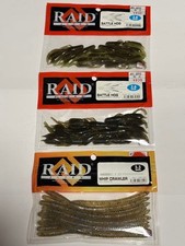 Raid Japan Worm Set Battlehog 2.6 Whip Crawler 5.5