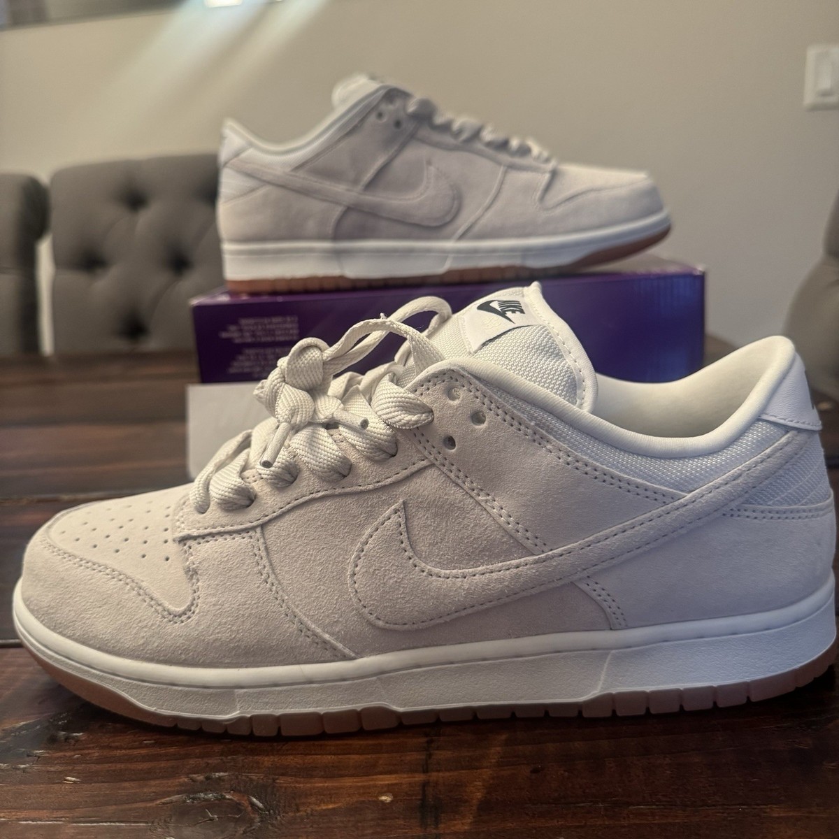 Nike SB Dunk Low Pro B Pale Ivory Shoes Size 12 Mens NEW HJ0367