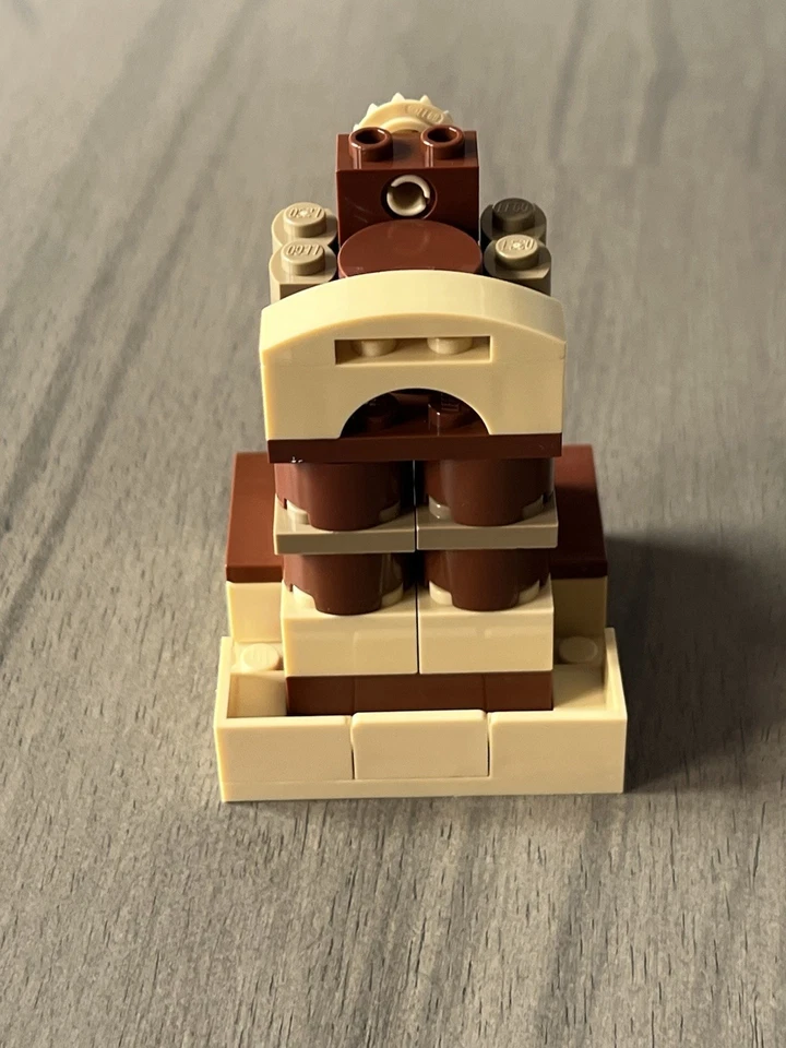 2 фунта 8 унций смешанные коричневые кирпичные тарелки LEGOs специальность Star Wars Harry Potter как новые на картонке - Изображение 4 из 4