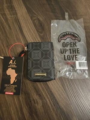 Sprayground Obsidian Stunner A.i. Sandflower Zippered Wallet