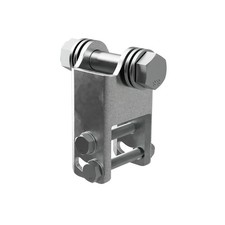 Adapter do podpórki kwadratowej wspornik zaciskowy łódź wspornik przyczepy ocynkowany 40x40 mm