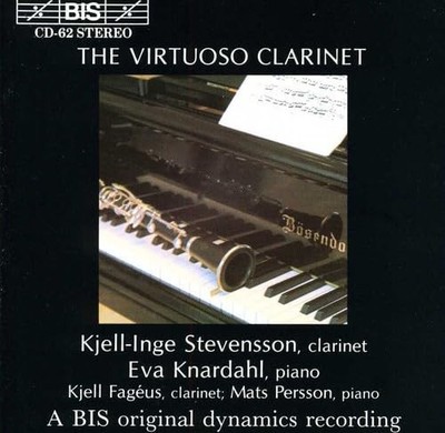 The Virtuoso Clarinet Eva Kunardal, Kjell-Inge Stevenson [CD]