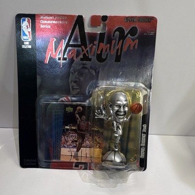 Mattel Michael Jordan Maximum Air Silver Edition Action Figure with Ball