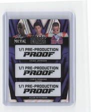 Chad Johnson, Chris Romano & Alan Ritchson Leaf Blue Mountain State 1/1 Proof