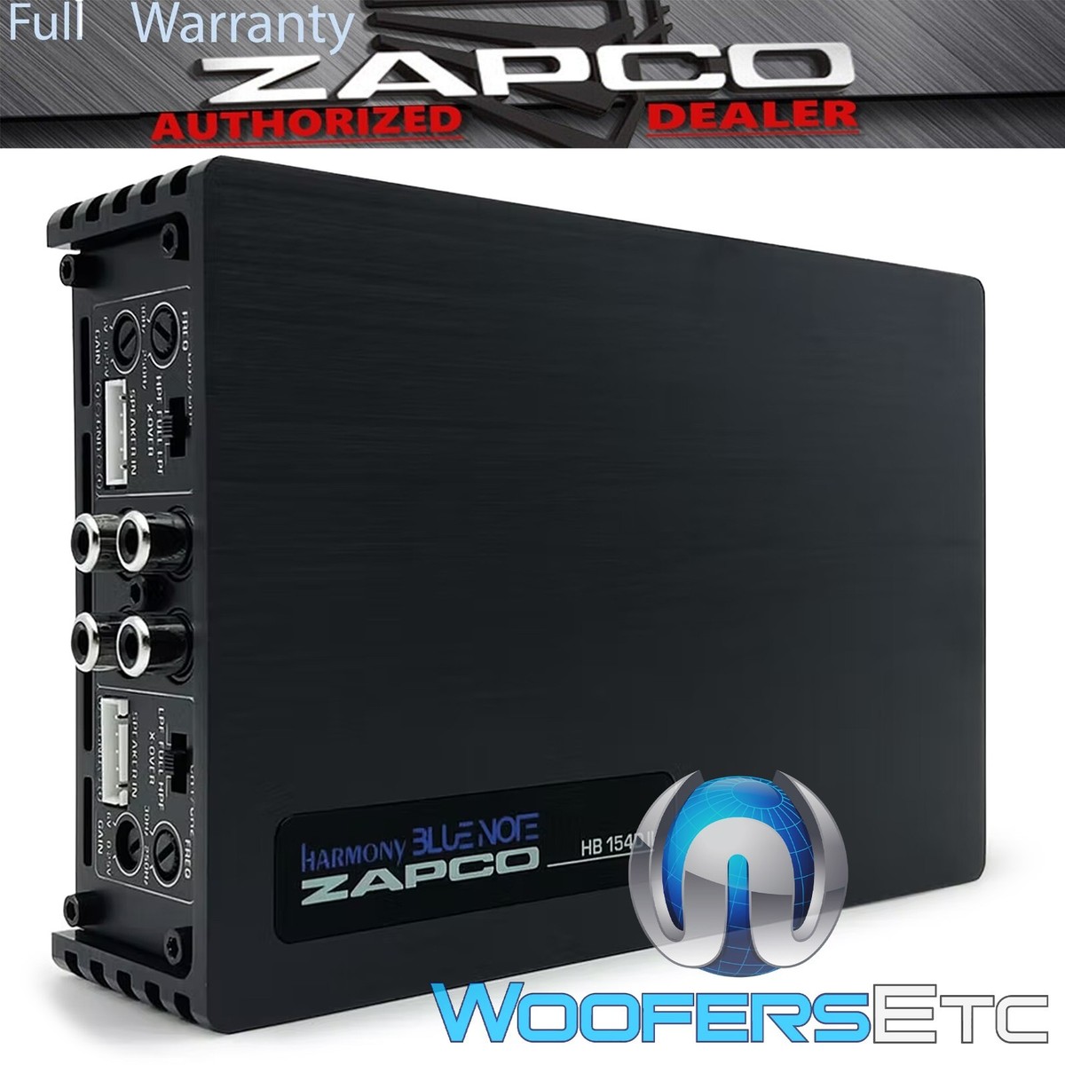 ZAPCO HARMONY BLUE HB-154D-II CAR AUDIO 4CHANNEL 800W RMS SPEAKERS