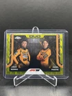 2025 Topps Chrome Logofractor F1 Lando Norris / Oscar Piastri Yellow 59/75 #166