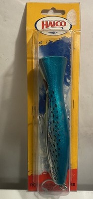 NOS Halco Roosta Popper 160 Topwater Lure Pink Fluoro 2 3/4 oz 6 1/4 4/0 Hooks