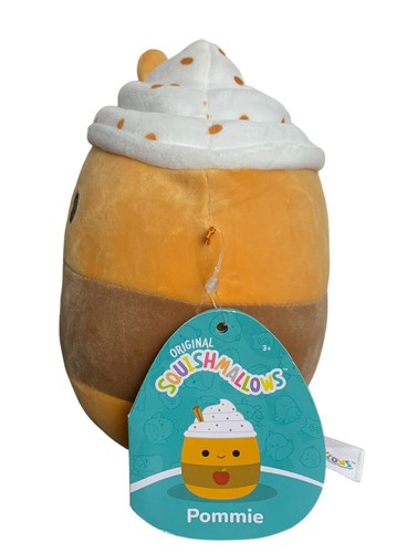 SQUISHMALLOW POMMIE THE APPLE CIDER PLUSH 7” Fall Drink Stuffie 2022 New W/ Tag - Picture 3 of 11