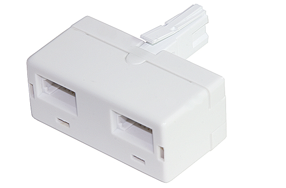 BT Telephone Phone Double Adaptor Splitter Converter - SENT TODAY