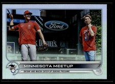 2022 TOPPS RAINBOW FOIL 122 MINNESOTA MEETUP SHOHEI OHTANI KENTA MAEDA