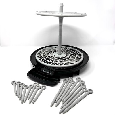 Tomy The First Years Spin Stack Drying Rack Baby Bottle Drying Rack Black & Gray