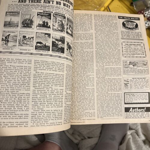 Vintage FRONTIER TIMES Januar 1977 Magazin Schatzschiffe an der Spitze von Texas - Bild 7 von 8